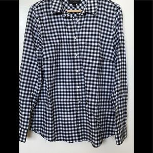 “Banana republic” plaid shirt